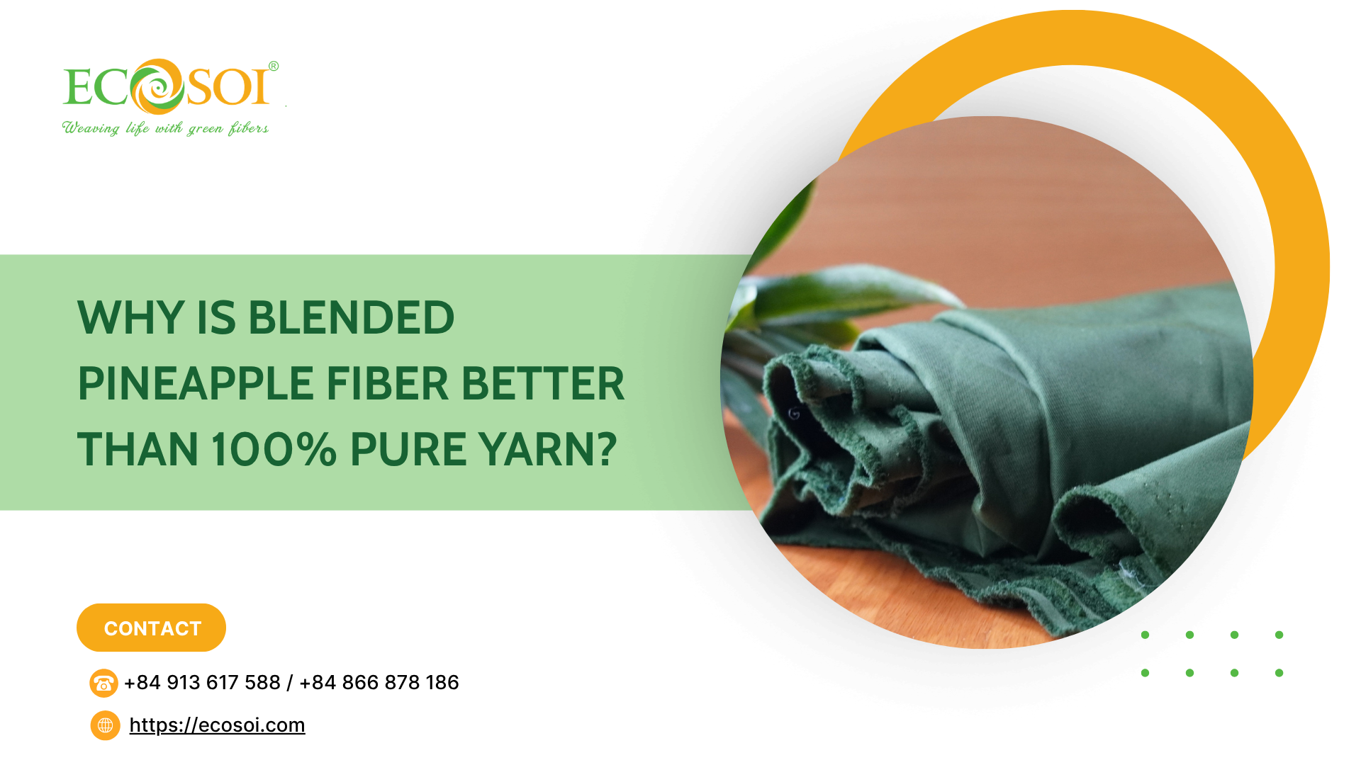 Pineapple Thread Making Why is Blended Pineapple Fiber Better Than 100% Pure Yarn?