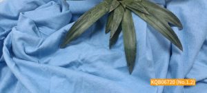 Ecosoi knitted fabric composed of 20% pineapple fiber and 80% cotton.